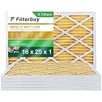 Algopix Similar Product 12 - Filterbuy 16x25x1 Air Filter MERV 11