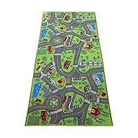 Algopix Similar Product 9 - Kids Rug Carpet Playmat City Life Learn