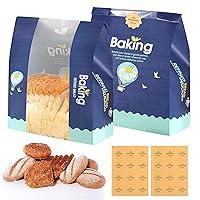 Algopix Similar Product 5 - JMScape 100 Pack Paper Bread Bags for