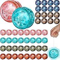 Algopix Similar Product 5 - RoundFunny 48 Pieces LED Light Yoyos