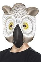 Algopix Similar Product 10 - Smiffys Owl Mask, Grey/White, One Size