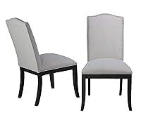 Algopix Similar Product 1 - Cortesi Home Duomo Linen Crown Back