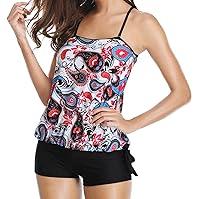 Algopix Similar Product 15 - Yonique Blouson Tankini Swimsuits for