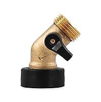 Algopix Similar Product 17 - Camco Solid Brass 45 Degree Drinking