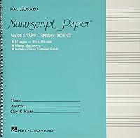 Algopix Similar Product 8 - Wide Staff Wirebound Manuscript Paper