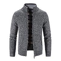 Algopix Similar Product 12 - Mens Fleece Lined Jacket  Winter Solid