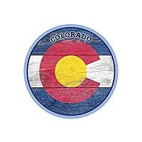 Algopix Similar Product 2 - Die Cut Sticker Colorado Rustic State