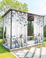 Algopix Similar Product 4 - Outdoor Curtains for Patio Autumn