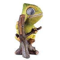 Algopix Similar Product 16 - Chameleon Solar Garden Decorations
