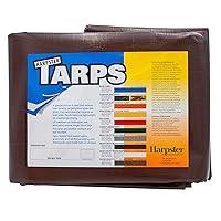 Algopix Similar Product 5 - Super Heavy Duty Brown Tarp 8 Oz, 6'X8'