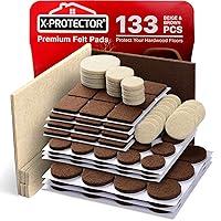 Algopix Similar Product 17 - Felt Furniture Pads XPROTECTOR 133 PCS