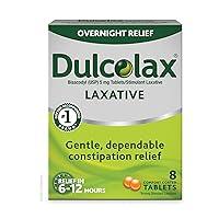 Algopix Similar Product 17 - Dulcolax Stimulant Laxative, 8 Count