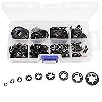 Algopix Similar Product 1 - 260pcs9 Sizes Black Starlock Internal