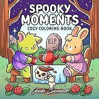 Algopix Similar Product 1 - Spooky Moments Cute Coloring Book for