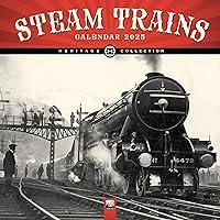 Algopix Similar Product 12 - Steam Trains Heritage Wall Calendar