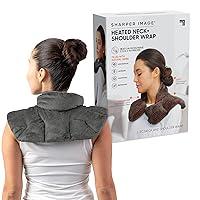 Algopix Similar Product 11 - Sharper Image Heated Neck  Shoulder