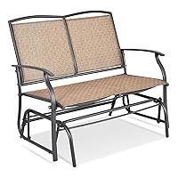 Algopix Similar Product 2 - Giantex Patio Glider Bench 400 Lbs