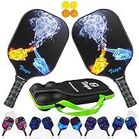 Algopix Similar Product 15 - EDEUOEY Graphite Pickleball Paddle Set