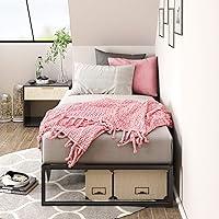 Algopix Similar Product 11 - Zinus Lorelei Platform Bed, Twin, Black