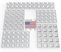 Algopix Similar Product 5 - Clear Adhesive Bumper Pads 106PC Combo