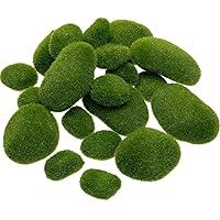 Algopix Similar Product 1 - TecUnite 20 Pieces Artificial Moss