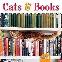 Algopix Similar Product 12 - Cats & Books 2021 Wall Calendar