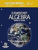 Algopix Similar Product 6 - Elementary Algebra (Solutions Manual)