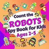 Algopix Similar Product 16 - Count the Robots I Spy Book for Kids