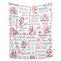 Algopix Similar Product 18 - Personalized Baby Blanket for Girls
