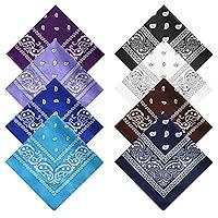 Algopix Similar Product 11 - YOQIVEXU Paisley Pattern Bandanas