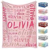 Algopix Similar Product 7 - Aeekdook Personalized Name Blanket for