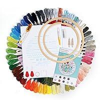 Algopix Similar Product 20 - Caydo Embroidery Kit with Water Soluble
