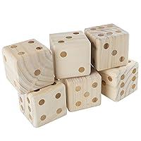 Algopix Similar Product 13 - Giant Wooden Yard Dice Outdoor Lawn