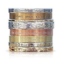 Algopix Similar Product 11 - Personalized Cuff Bracelet 58 long