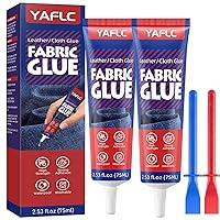 Algopix Similar Product 14 - YAFLC Fabric Glue Permanent 75 ml x 2