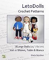 Algopix Similar Product 14 - LetoDolls Crochet Patterns XLarge Dolls