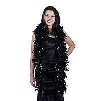 Algopix Similar Product 13 - ZUCKER Turkey Feather Chandelle Boa 