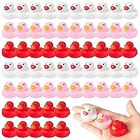 Algopix Similar Product 5 - Haooryx 60PCSXmas Mini Rubber Duckies