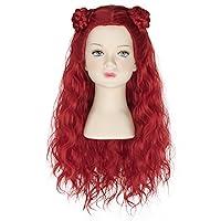 Algopix Similar Product 8 - Miss U Hair Girls Long Wavy Red Wig