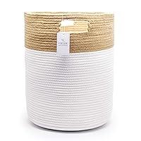 Algopix Similar Product 9 - Large Living Room Blanket Basket  Tall