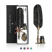 Algopix Similar Product 17 - VANGOAL Retro Carving Feather Pen Set