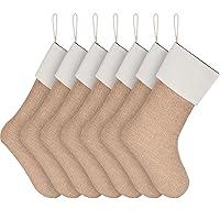Algopix Similar Product 18 - Sunshane Burlap Christmas Stockings