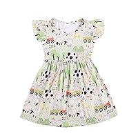 Algopix Similar Product 15 - ZLCHYJ Toddler Girl Casual Dress