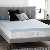 Algopix Similar Product 6 - LUCID 4 Inch Gel Memory Foam Mattress