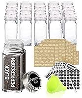 Algopix Similar Product 12 - SWOMMOLY 25 Glass Spice Jars with 703