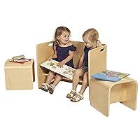 Algopix Similar Product 16 - ECR4Kids Bentwood Multipurpose Table