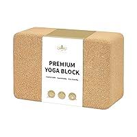 Algopix Similar Product 9 - Hatha Yoga Cork Yoga Block Natural