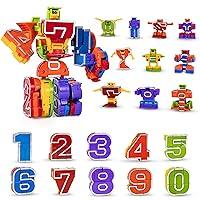 Algopix Similar Product 19 - Lydaz Number Bots Toys for Kids Number