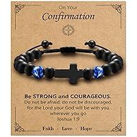 Algopix Similar Product 13 - Alissl Cross Bracelet for Men Boys