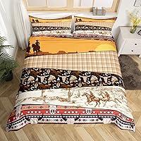 Algopix Similar Product 16 - Western Cowboy Bedding Set Full Size